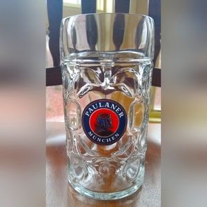 PAULANER MUNCHEN KRUG Dimpled Isar Beer MUG